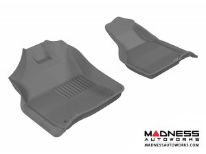 Dodge RAM 1500/ 2500/ 3500 Crew/ Mega Cab Floor Mats (Set of 2) - Front - Gray by 3D MAXpider